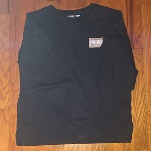 Puma Black Crew Neck Sweatshirt